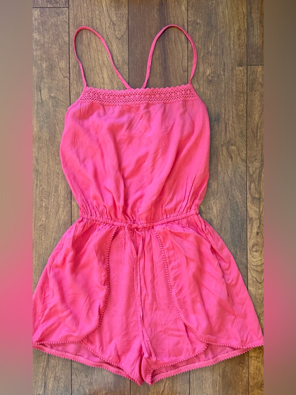 NWT Hollister Pink Sleeveless Romper - Size XS